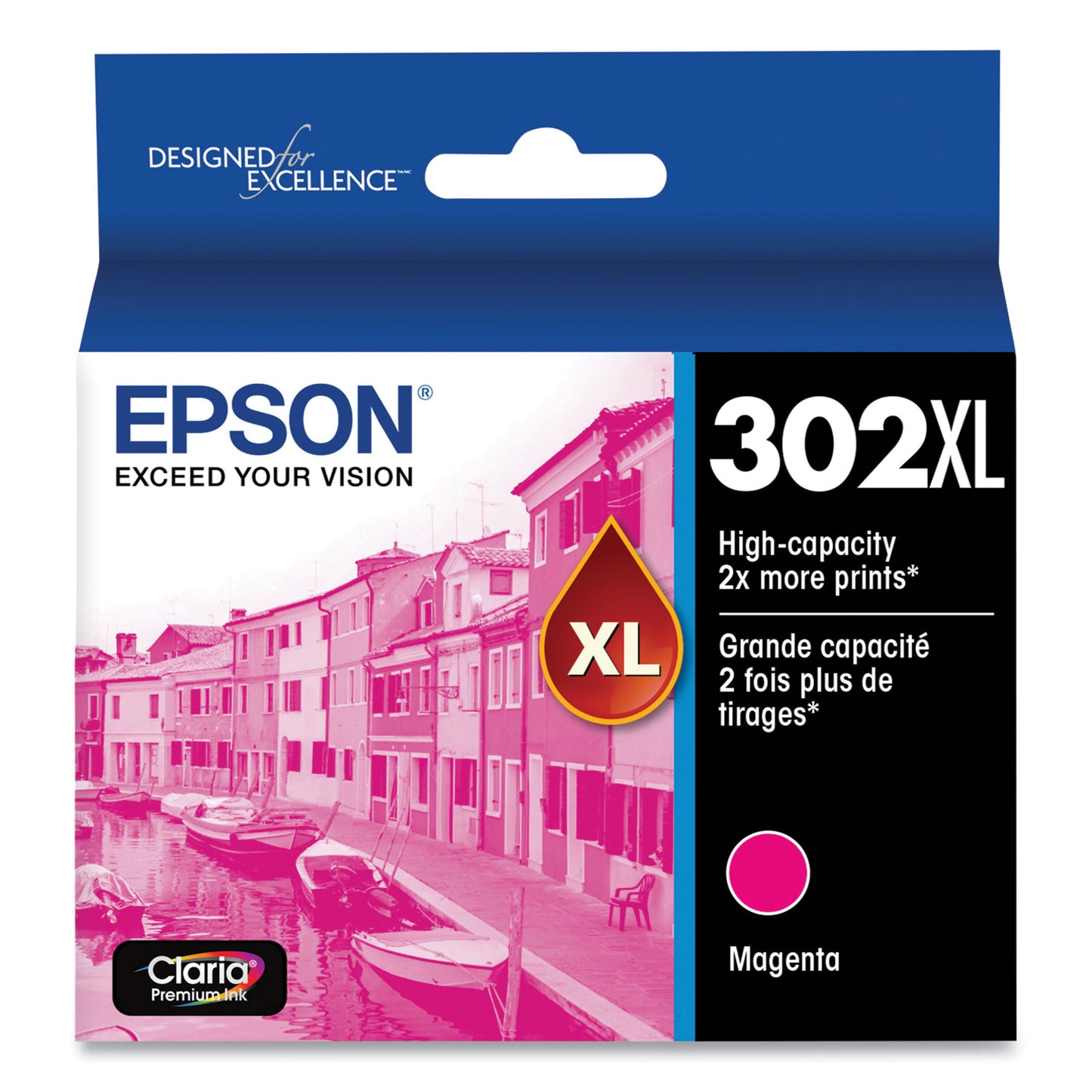 Epson® T302XL320-S (T302XL) Claria High-Yield Ink, Magenta (EPST302XL320S)