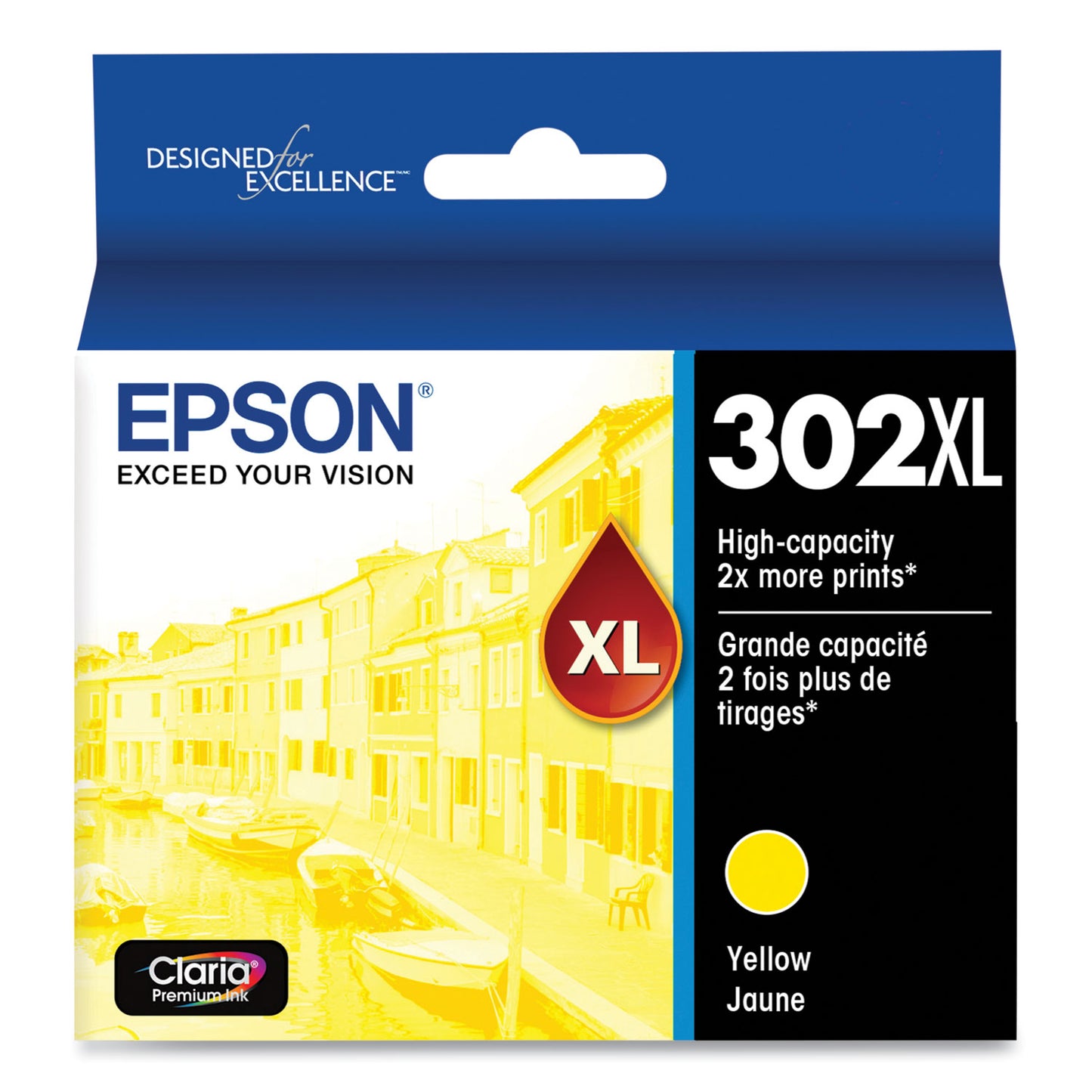 Epson® T302XL420-S (T302XL) Claria High-Yield Ink, Yellow (EPST302XL420S)