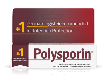 Polysporin® First Aid Antibiotic Bacitracin / Polymyxin B Ointment 1 oz. Tube (495868_CS)