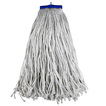 Impact® Layflat® Regular Screw Type Cut-End Cotton Synthetic Blend Wet Mop Heads, 24 oz, White, 12/Case (IMP61240)
