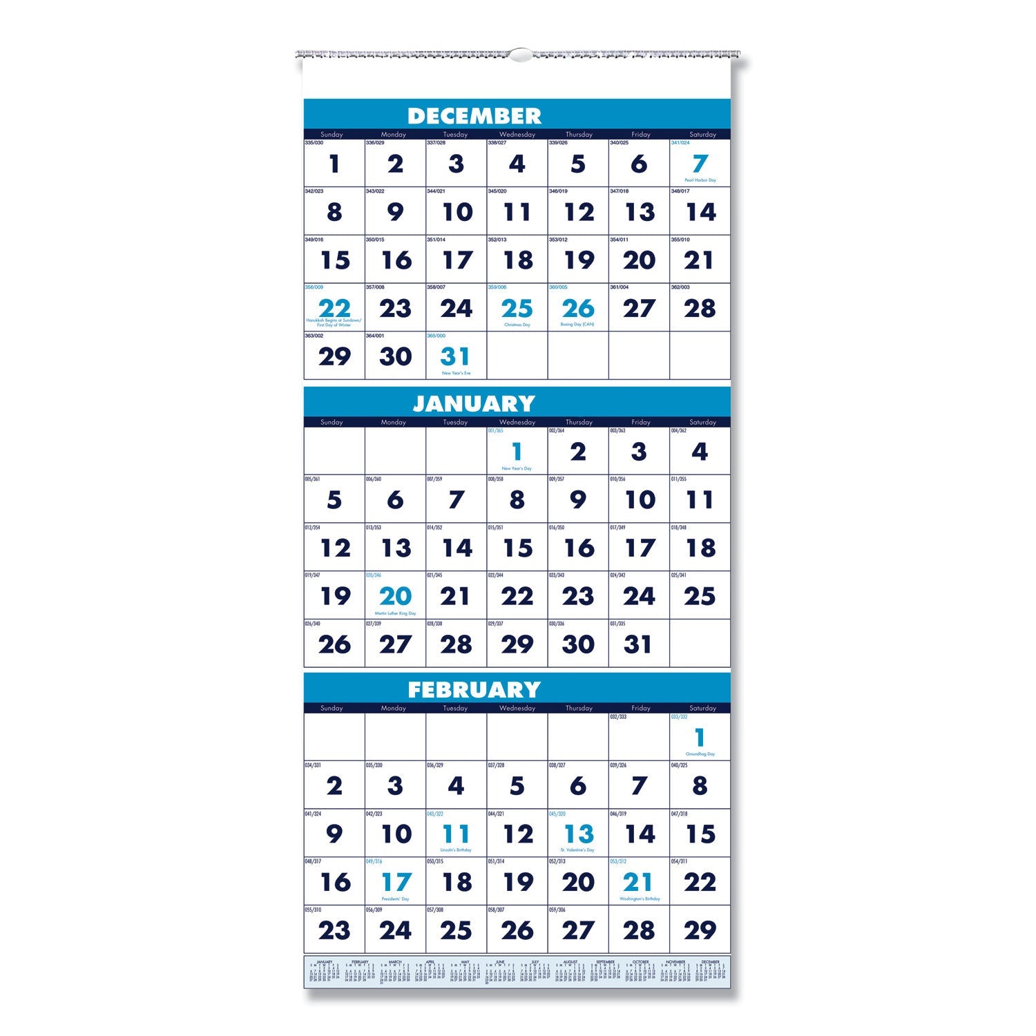 house-of-doolittle-recycled-three-month-format-wall-calendar-num-hod3640_1