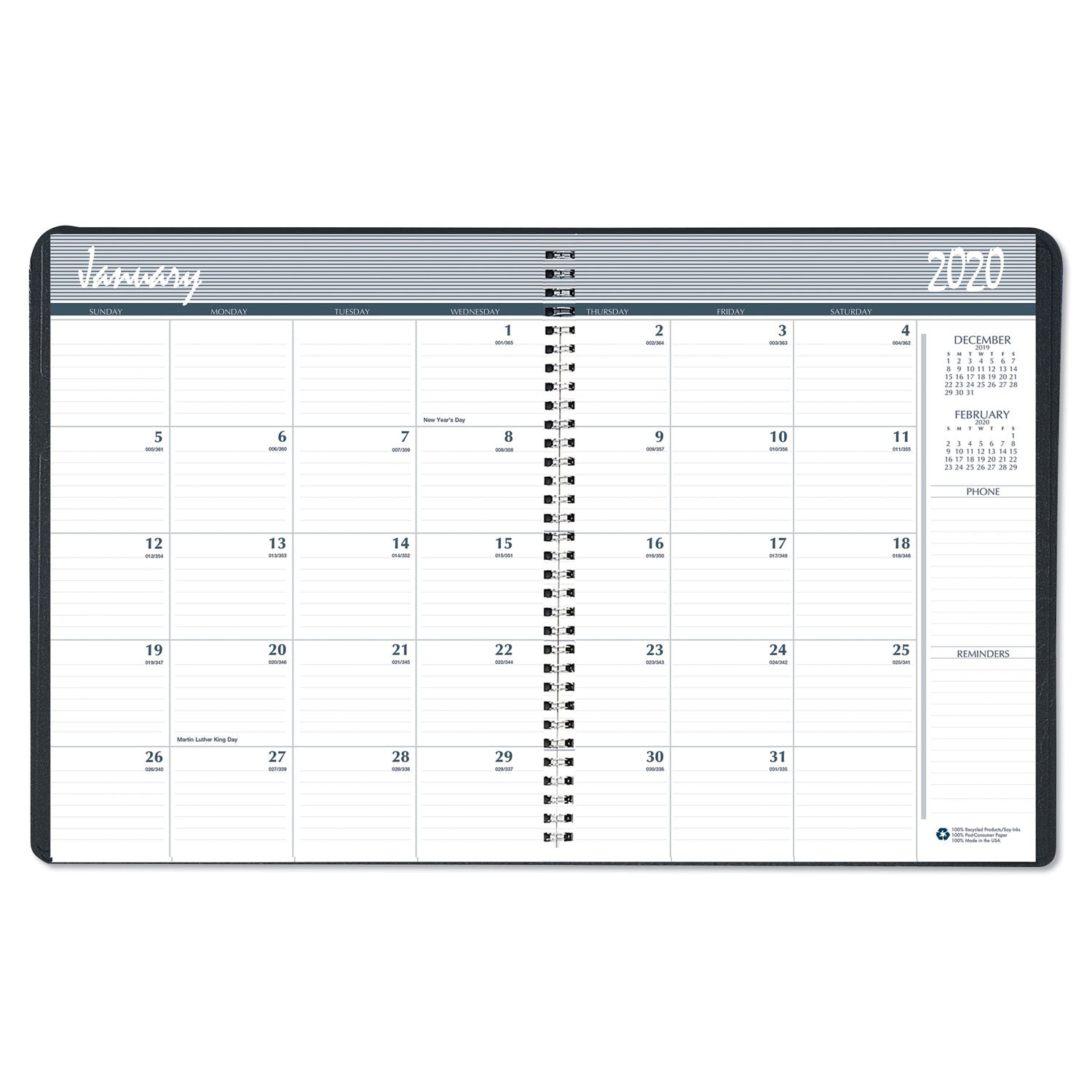 house-of-doolittle-recycled-two-year-monthly-planner-with-expense-logs-num-hod268002_2