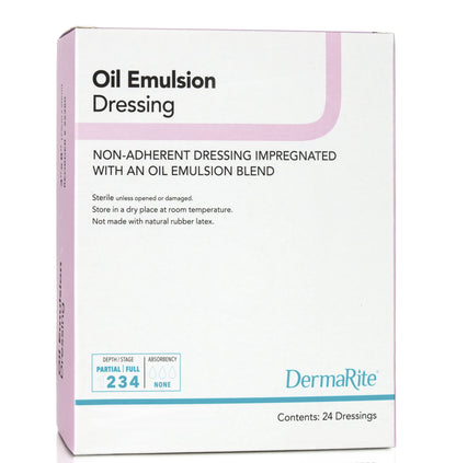 DermaRite® Oil Emulsion Impregnated Dressing Square 3 X 3 Inch Sterile (1123830_EA)