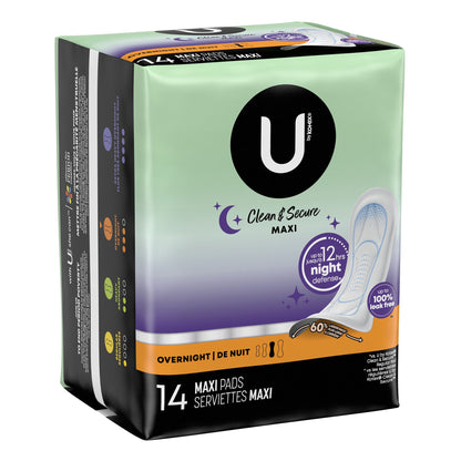 U by Kotex® Security Feminine Pad Maxi / Overnight Heavy Absorbency (971266_CS)