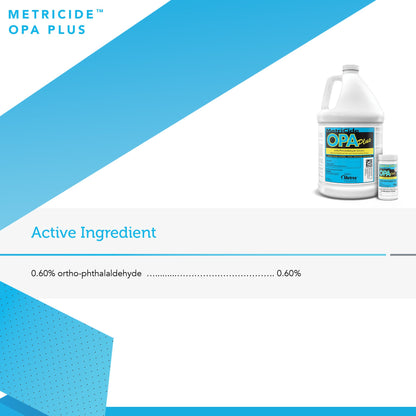 MetriCide™ OPA Plus OPA High-Level Disinfectant RTU Liquid 1 gal. Jug Reusable (636937_EA)
