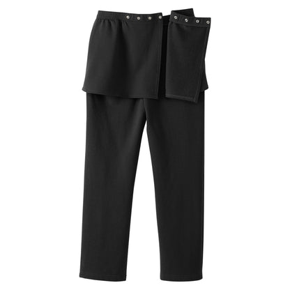 Silverts® Adaptive Pants Open Back Large Black Female (1227167_EA)