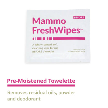 PDC® Freshwipes™ Mammography Cleansing Towelette Individual Packet Scented 50 Count (1087326_CS)