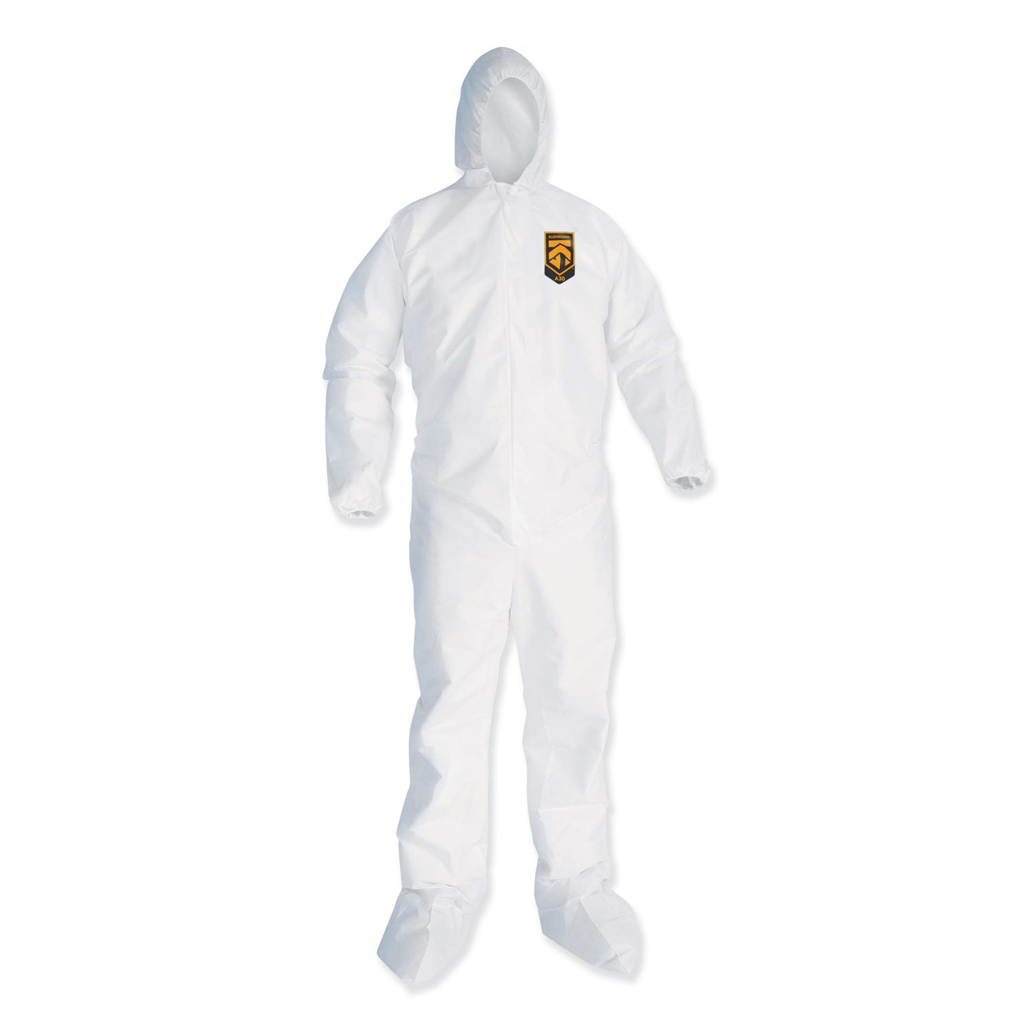 kleenguard™-a35-liquid-and-particle-protection-coveralls-zipper-front-hooded-elastic-wrists-and-ankles-2x-large-white-25-carton-ans38941_1