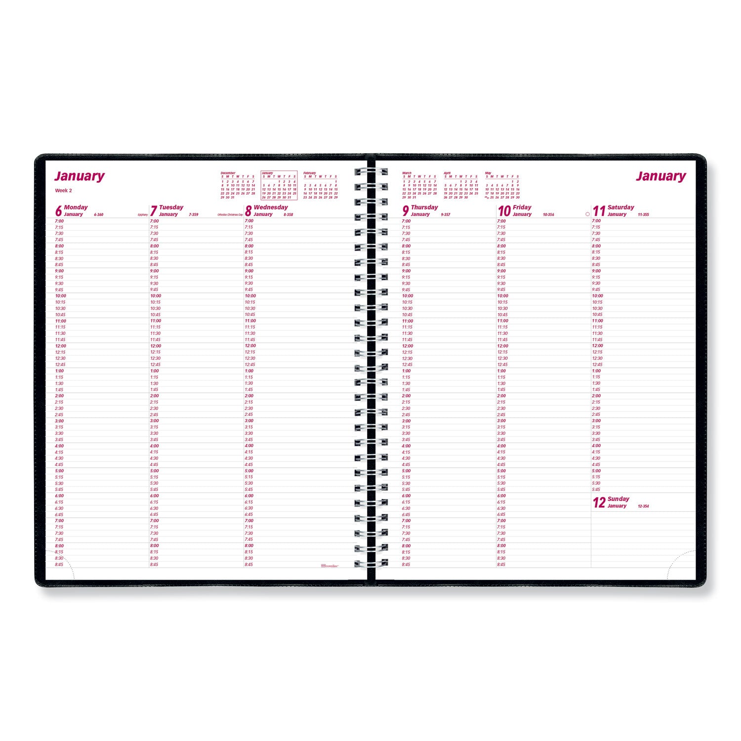 brownline-essential-collection-weekly-appointment-book-in-columnar-format-num-redcb950blk_3
