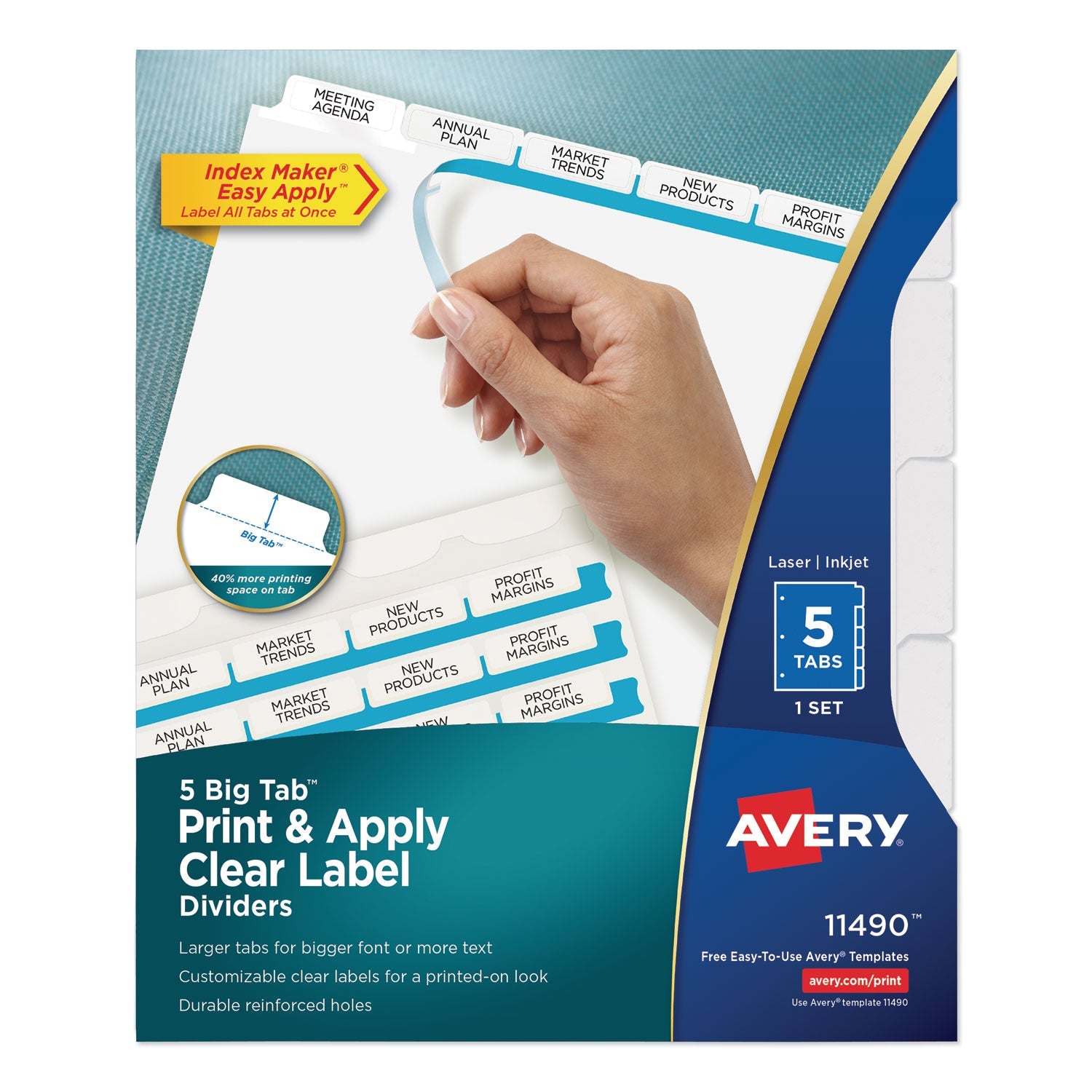 avery-print-and-apply-index-maker-clear-label-dividers-num-ave11490_1