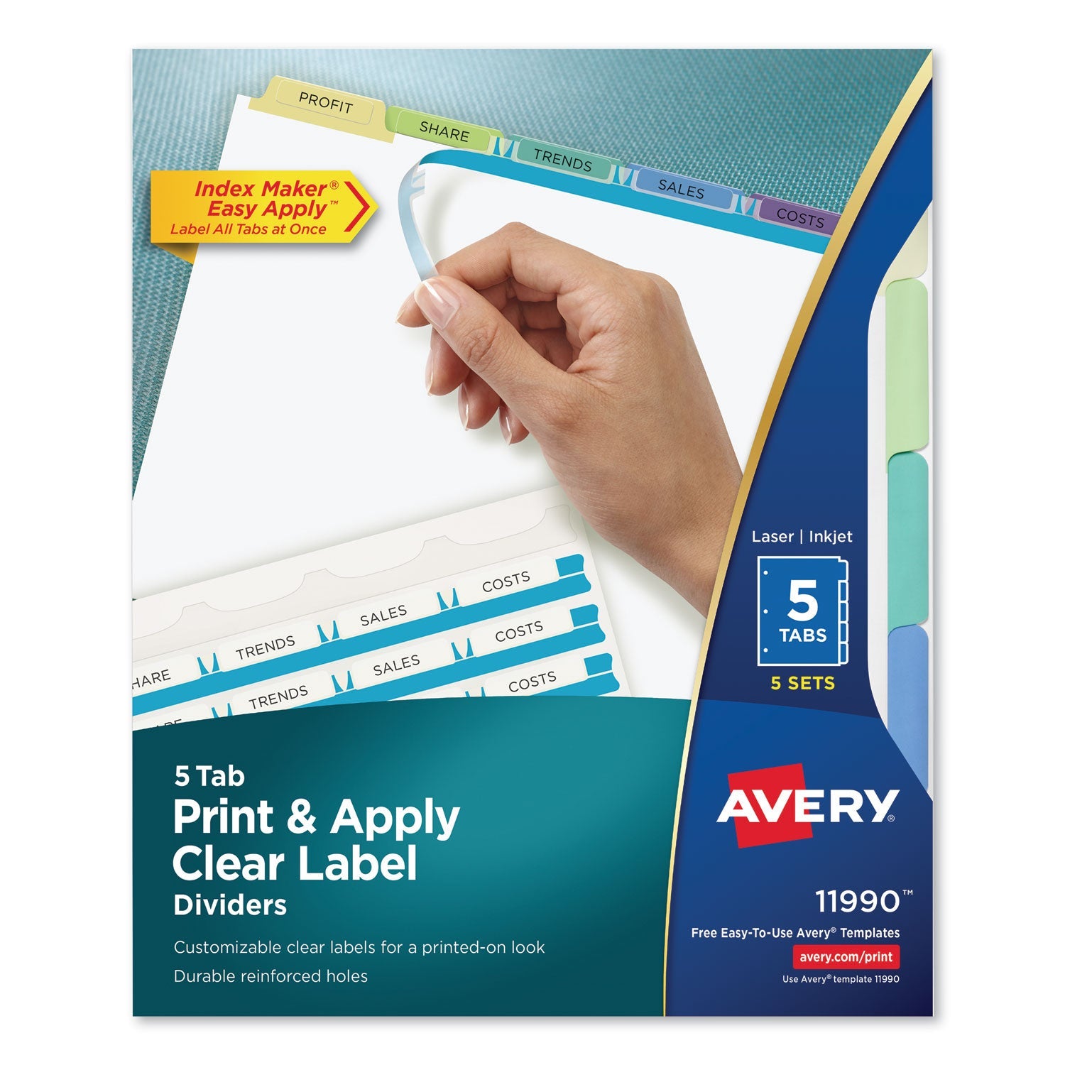 avery-r-print-and-apply-index-maker-clear-label-dividers-5-color-tabs-letter-5-sets-ave11990_1