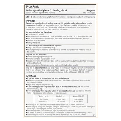 Foster & Thrive™ Stop Smoking Aid 4 mg Strength Gum (1239005_PK)