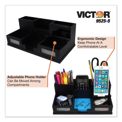 victor-midnight-black-desk-organizer-with-smartphone-holder-num-vct95255_4