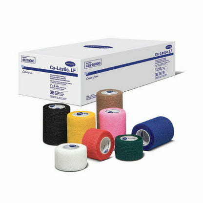 Co-Lastic® Cohesive Bandage 2 Inch X 5 Yard Self-Adherent Closure Assorted Colors NonSterile Standard Compression (680092_CS)