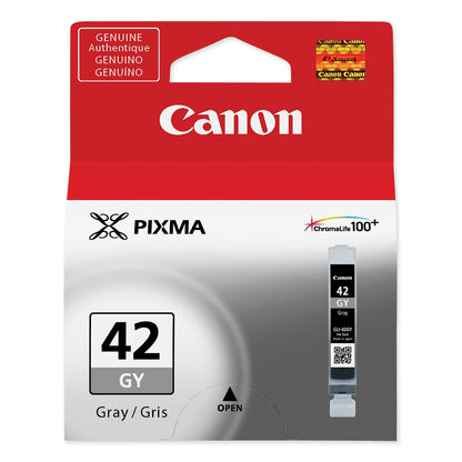 Canon® 6390B002 (CLI-42) ChromaLife100+ Ink, Gray (CNM6390B002)