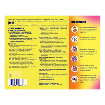 Midol® Cramp Relief Patch 3 per Box (1229969_CT)