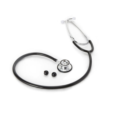 McKesson General Exam Stethoscope Black 1-Tube 22 Inch Tube Double Sided Chestpiece (363744_EA)