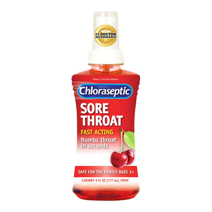 Chloraseptic® Sore Throat Relief 1.4% Strength Oral Spray 6 oz. (257703_EA)