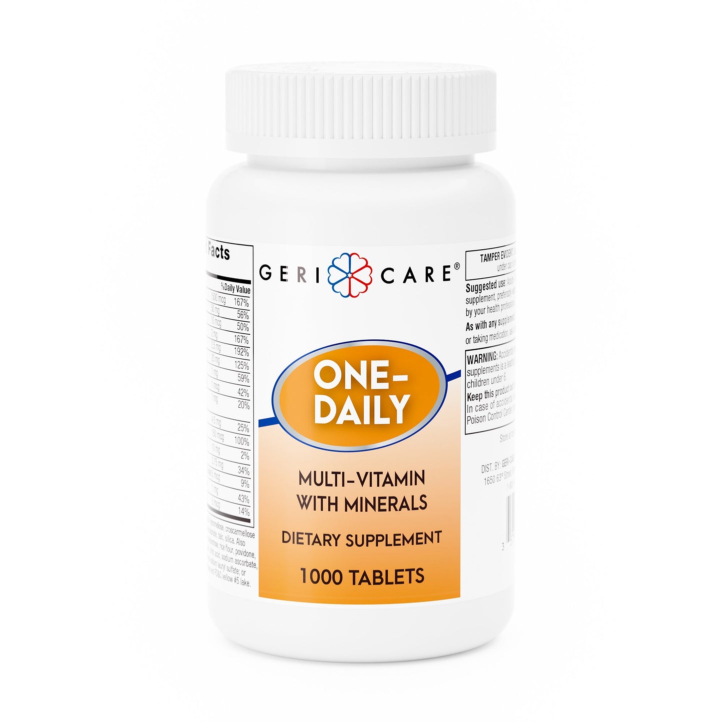 Geri-Care® Multivitamin Supplement with Minerals Tablet 1,000 per Bottle (633774_BT)