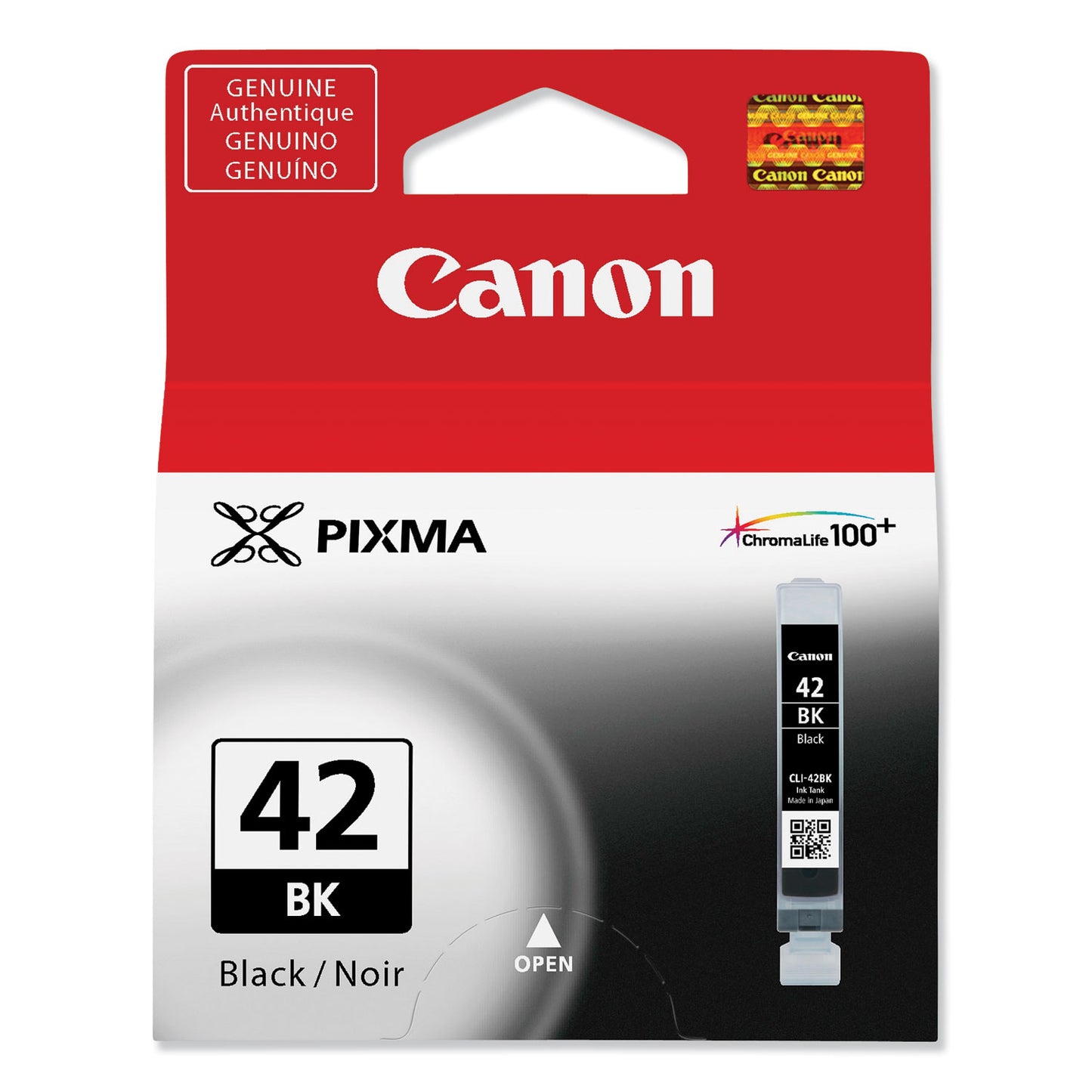 Canon® 6384B002 (CLI-42) ChromaLife100+ Ink, Black (CNM6384B002)