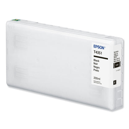 Epson® T43S120 (T43S) Ink, Black (EPST43S120)