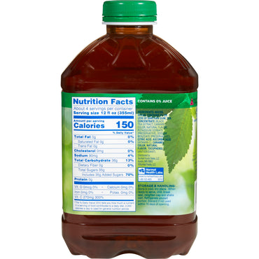 Thick & Easy® Thickened Beverage 46 oz. Bottle Iced Tea Flavor Liquid IDDSI Level 2 Mildly Thick (732809_CS)