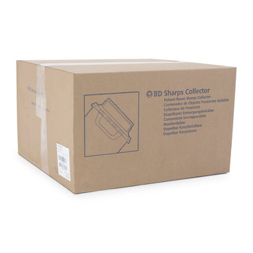 BD™ Sharps Container Translucent White Base 12 H X 12 W X 4-4/5 D Inch Horizontal Entry 1.35 Gallon (287479_EA)