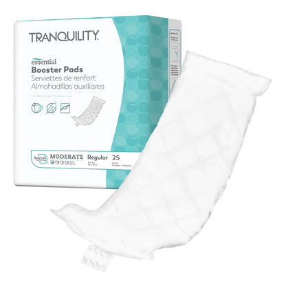 Tranquility® Essential Booster Pad 12 X 14 Inch Moderate Absorbency Super Absorbent Core Regular (1107871_CS)