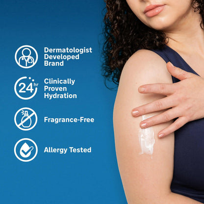 Lubriderm® Hand and Body Moisturizer 16 oz. Pump Bottle Unscented Lotion CHG Compatible (180802_CS)