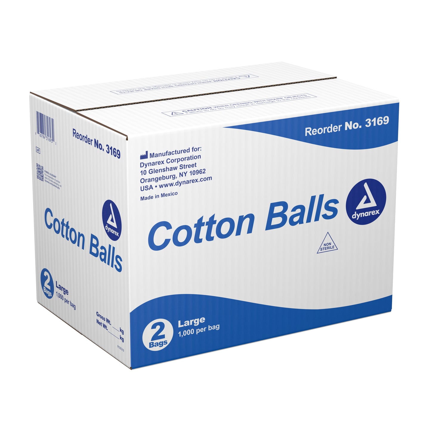 Dynarex Cotton Ball Large NonSterile (826649_PK)