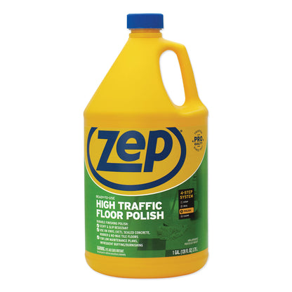 Zep Commercial® High Traffic Floor Polish, 1 gal Bottle (ZPEZUHTFF128EA)