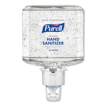 PURELL® Advanced E3-Rated Instant Hand Sanitizer Gel, 1,200 mL Refill, Fragrance-Free, For ES4 Dispensers, 2/Carton (GOJ506102)