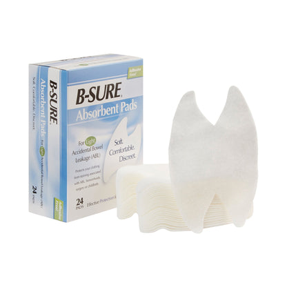 B-Sure® Incontinence Liner Heavy Absorbency Texel Fiber Core One Size Fits Most (142440_BX)