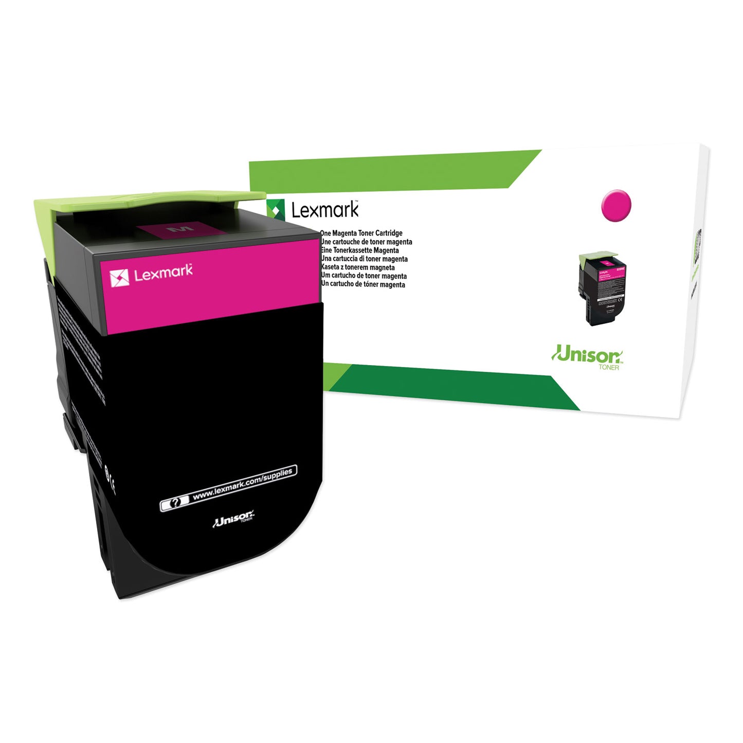 Lexmark™ 24B6009 High-Yield Toner, 3,000 Page-Yield, Magenta (LEX24B6009)