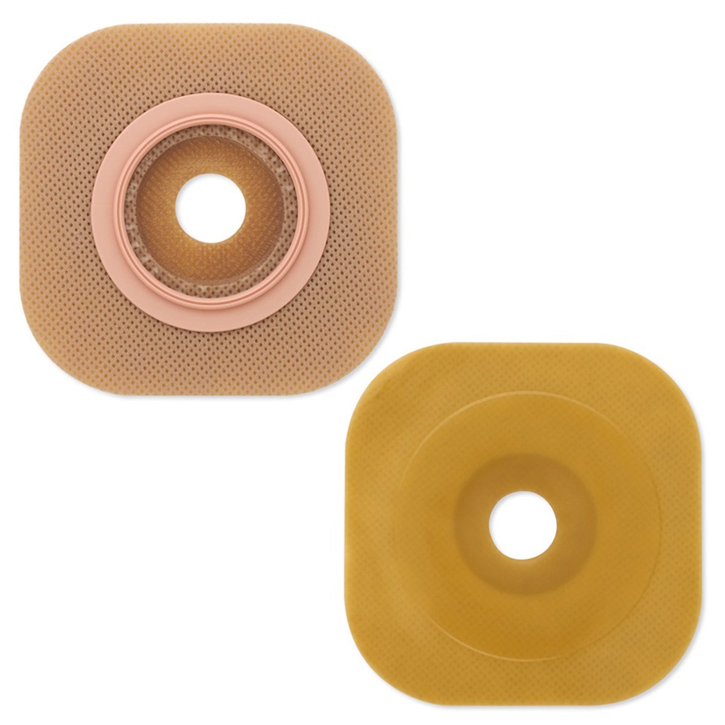 FlexWear™ Ostomy Barrier Trim to Fit, Standard Wear Without Tape 44 mm Flange Green Code System Hydrocolloid Up to 1-1/4 Inch Opening (413519_EA)