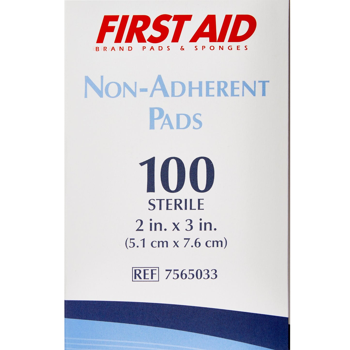 American White Cross Non-Adherent Dressing 2 X 3 Inch Sterile 1 per Pack (126982_BX)