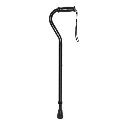 McKesson Offset Cane Steel 29-3/4 to 37-3/4 Inch Height Black (1065217_CS)