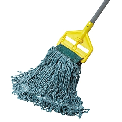 Rubbermaid Super Stitch Blend Mops, Medium, Cotton/Synthetic, 1 in (640-FGD21206GR00)