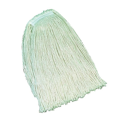 Rubbermaid Value Pro Cut-End Cotton Wet Mop Head, 32 oz, Cotton, 1 in Headband (640-FGV11900WH00)