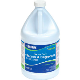 Global Industrial Heavy Duty Cleaner & Degreaser, 1 Gallon Bottle, 4/Case (WB640406)