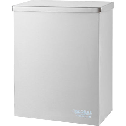 Global Industrial Sanitary Napkin Disposal - Stainless Steel (WB641087)