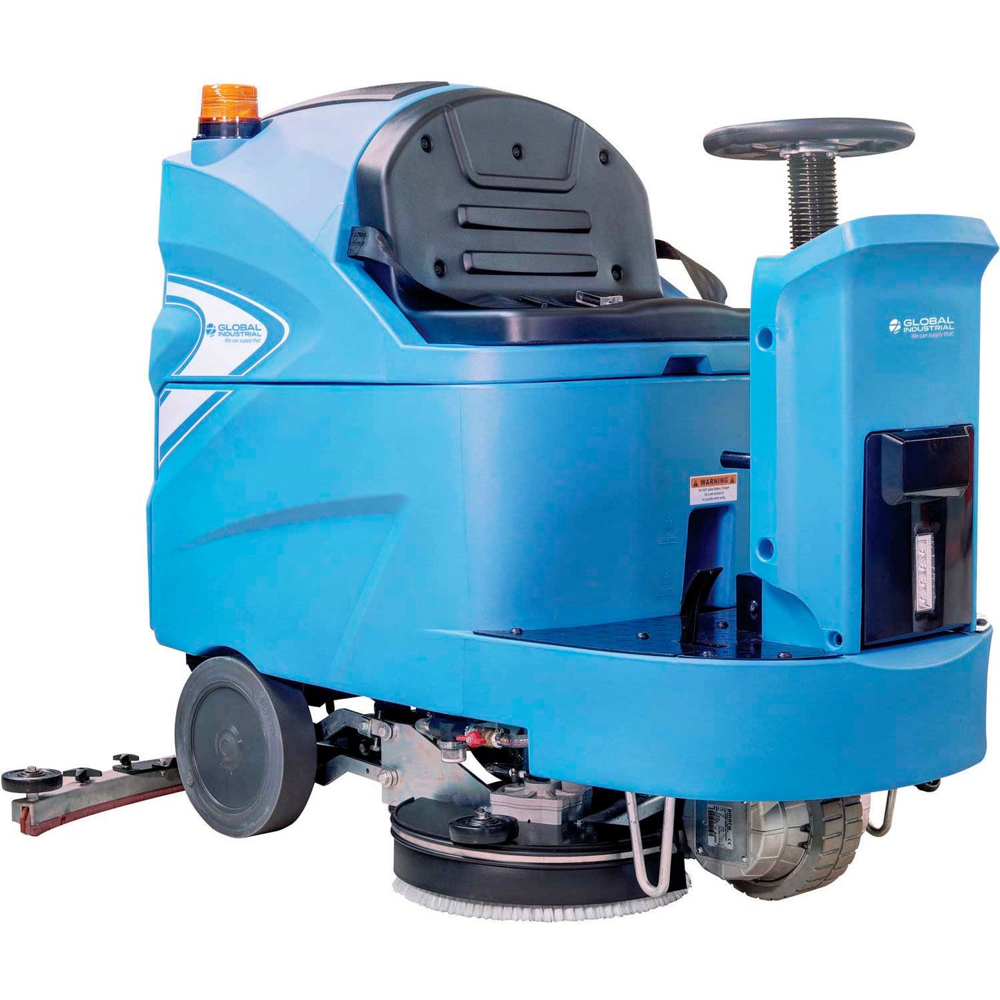 Global Industrial Auto Ride-On Floor Scrubber, 34" Cleaning Path (WB641245)
