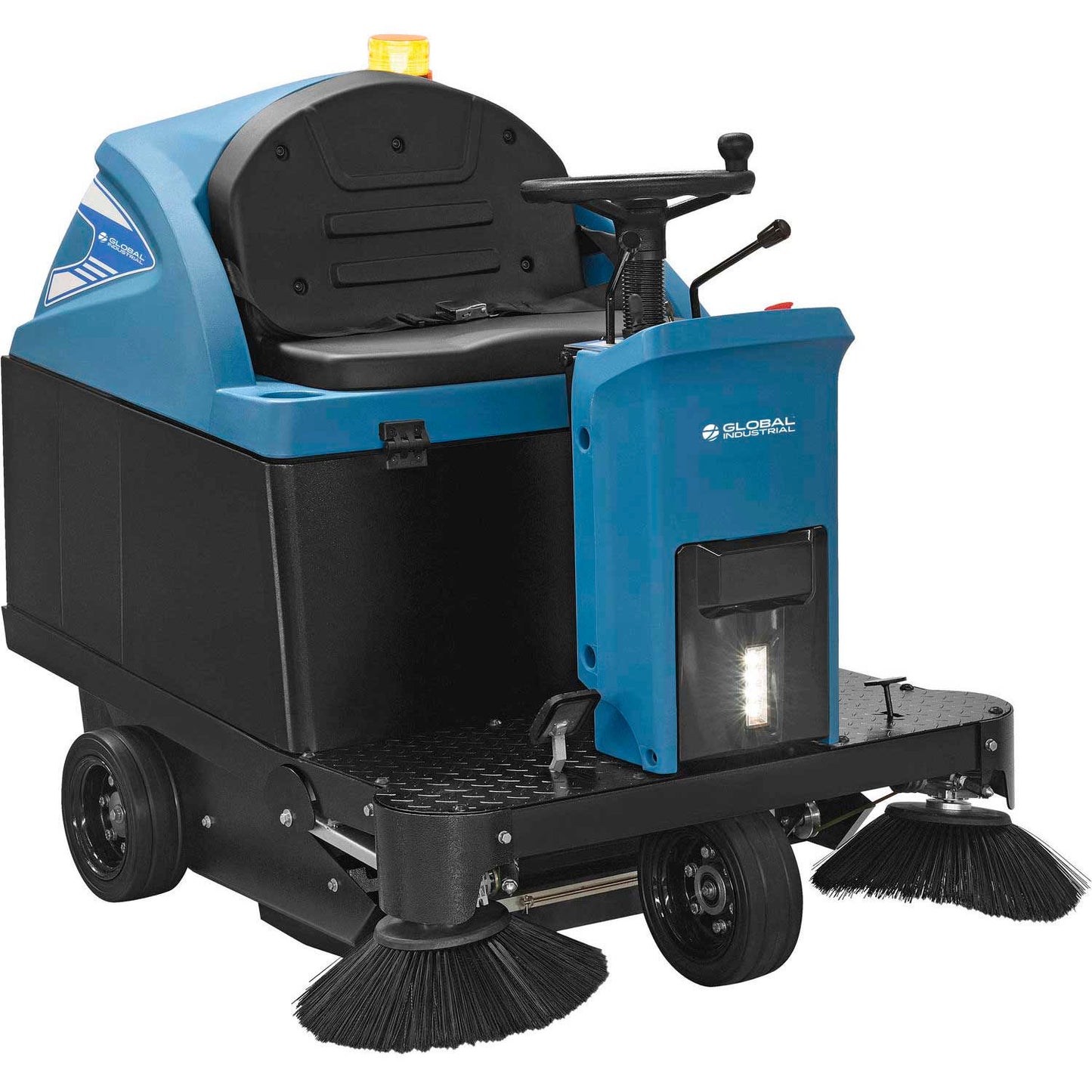 Global Industrial Auto Ride-On Sweeper, 49" Cleaning Path (WB641327)