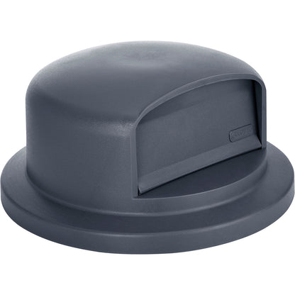 Global Industrial Plastic Trash Can Dome Lid - 44 Gallon Gray (WB641434GY)