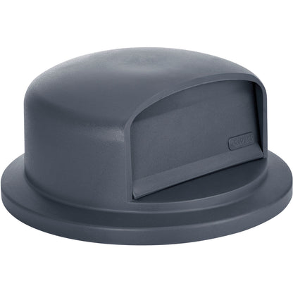 Global Industrial Plastic Trash Can Dome Lid - 55 Gallon Gray (WB641435GY)