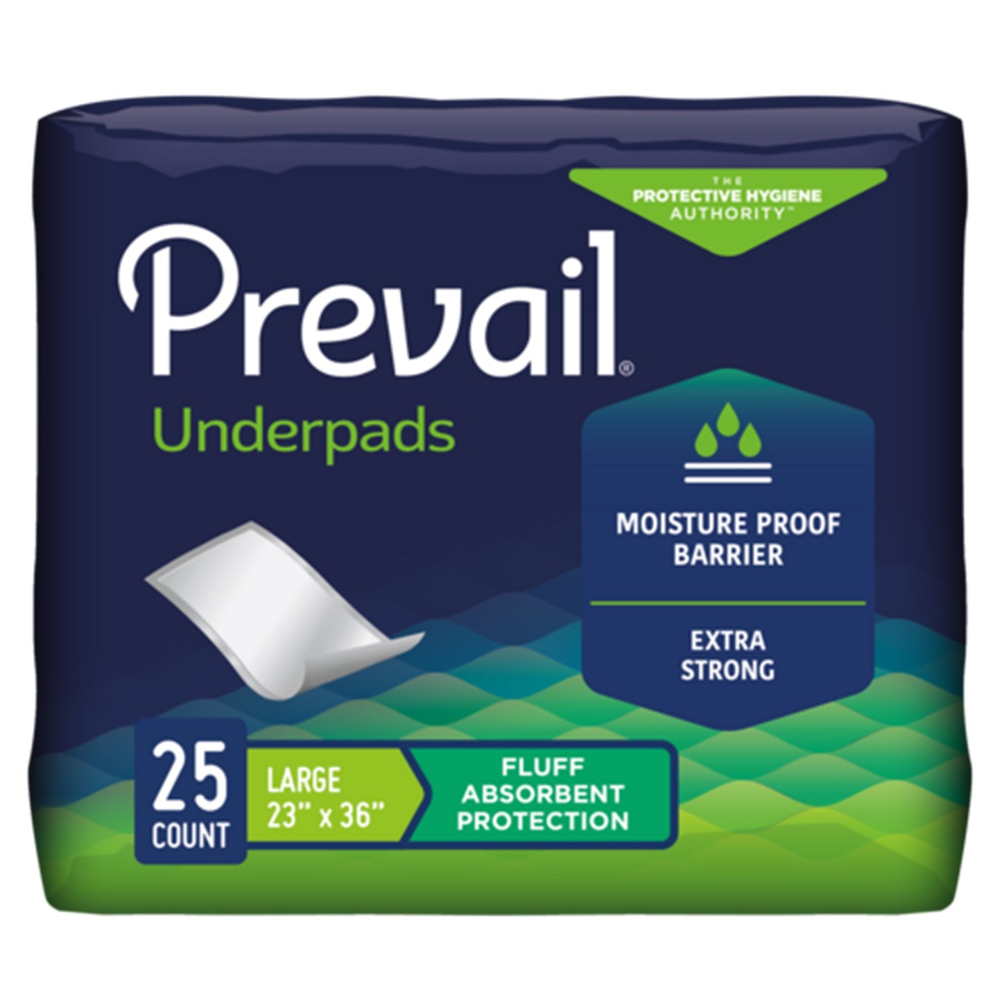 Prevail® Disposable Underpad 23 X 36 Inch Fluff Light Absorbency (1227006_CS)