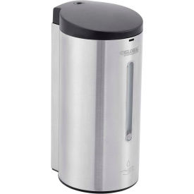 Global Industrial Automatic Liquid Soap/Sanitizer Dispenser, 700 ml, Stainless Steel (WB641520)