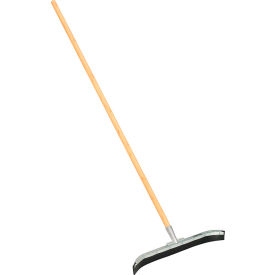 Global Industrial 24" Curved Floor Squeegee With Wood Handle (WB641537)