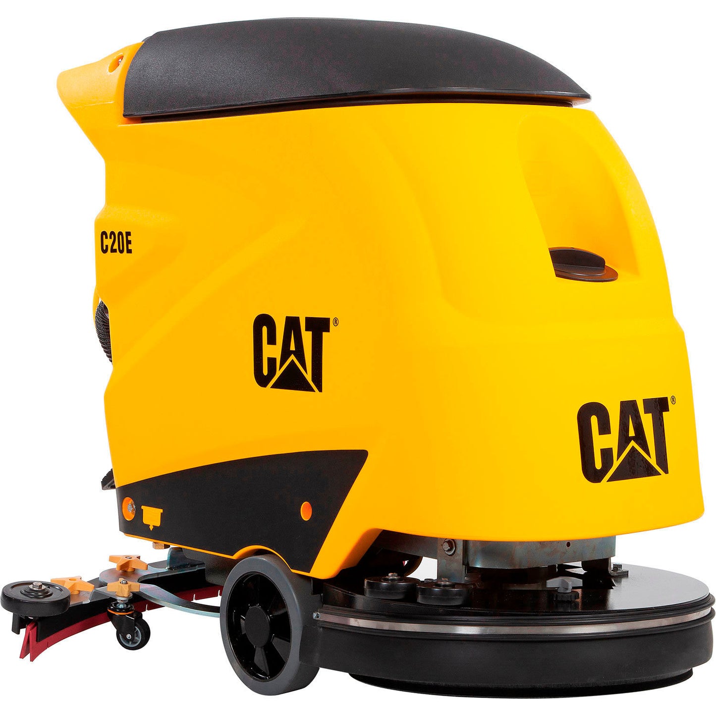Global Industrial Cat C20E Electric Walk-Behind Corded Auto Floor Scrubber, 20" Cleaning Path (WB641745)