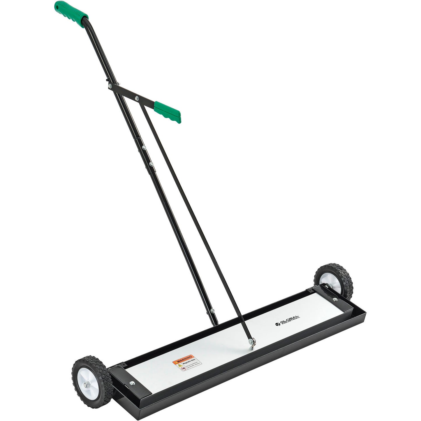 Global Industrial Heavy Duty Magnetic Sweeper With Release Lever, 36" Cleaning Width (WB641797)
